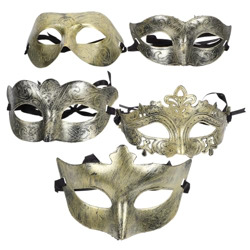 Beaupretty 25 Stück Teiliges Retro Halbgesichts-masken für Damen Halloween und Maskenball Kunststoff Masquerade Party Deko mit Vintage Design Geeignet für Theater Karneval und Beaupretty 25 Stück Teiliges Retro Halbgesichts-masken für Damen Halloween und Maskenball Kunststoff Masquerade Party Deko mit Vintage Design Geeignet für Theater Karneval und von Beaupretty