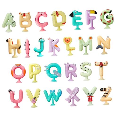 Beaupretty 26 Stück Alphabet Saugnapf Teiliges Lernspielzeug für Geeignet für Bad Interaktive Buchstaben und Tiererziehung Fördert Englisch Spelling Eltern Junge Mädchen Interaktion Beaupretty 26 Stück Alphabet Saugnapf Teiliges Lernspielzeug für Geeignet für Bad Interaktive Buchstaben und Tiererziehung Fördert Englisch Spelling Eltern Junge Mädchen Interaktion von Beaupretty