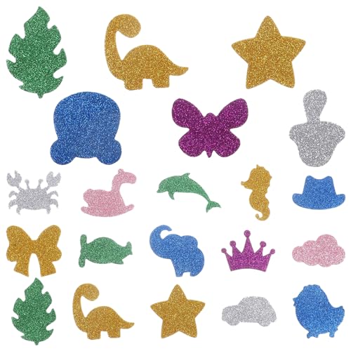 Beaupretty 28Stücke Selbstklebende Cartoon Tier Aufkleber Schaum Aufkleber für Scrapbooking DIY Dekoration Bastelprojekte Einfach Anzuwenden für Glatte Oberflächen Geeignet von Beaupretty