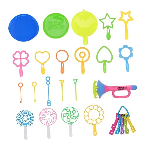 Beaupretty 29 Stück Teiliges Seifenblasen Stabset für Lustiges Bubble Making mit Handgriff und Tray für Sommeraktivitäten und Partys Sicher und Einfach zu Bedienen Beaupretty 29 Stück Teiliges Seifenblasen Stabset für Lustiges Bubble Making mit Handgriff und Tray für Sommeraktivitäten und Partys Sicher und Einfach zu Bedienen von Beaupretty