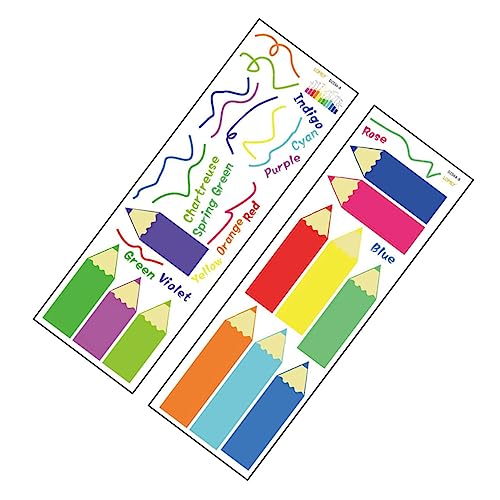 Beaupretty 2Blätter Bunte Bleistiftmuster Wandaufkleber für Kinderzimmer Bögen Selbstklebende Wandtattoos aus Dekoration für Schlafzimmer Wohnzimmer und Mehr Sicher und Einfach Anzubringen Beaupretty 2Blätter Bunte Bleistiftmuster Wandaufkleber für Kinderzimmer Bögen Selbstklebende Wandtattoos aus Dekoration für Schlafzimmer Wohnzimmer und Mehr Sicher und Einfach Anzubringen von Beaupretty