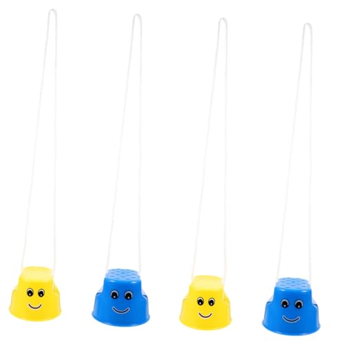 Beaupretty 2Paare Kinderlaufstelzen für Balance-Training Interaktives Spielzeug für Eltern-Junge Mädchen-aktivitäten Geeignet für Kindergarten und Garten Fördert Konzentration und Soziale Fähigkeiten von Beaupretty