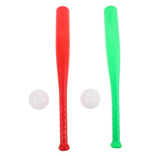 Beaupretty 2Sätze Baseballspielzeug für Robuste Kunststoffschläger Bälle für Outdoor Aktivitäten Fördert Hand Augen Koordination und Spaß Beim von Beaupretty