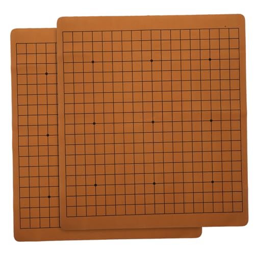Beaupretty 2Stücke Doppelseitiges Go Spielbrett aus PU Weiches Faltbares Schachspiel Zubehör für Unterwegs für Punkte Zufällige Farben Beaupretty 2Stücke Doppelseitiges Go Spielbrett aus PU Weiches Faltbares Schachspiel Zubehör für Unterwegs für Punkte Zufällige Farben von Beaupretty