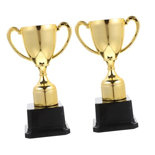 Beaupretty 2Stücke Goldene Kunststoff Trophäen für Wettbewerbe und Preise Sicher und Glatt Auszeichnung für Kleine Sieger Beaupretty 2Stücke Goldene Kunststoff Trophäen für Wettbewerbe und Preise Sicher und Glatt Auszeichnung für Kleine Sieger von Beaupretty