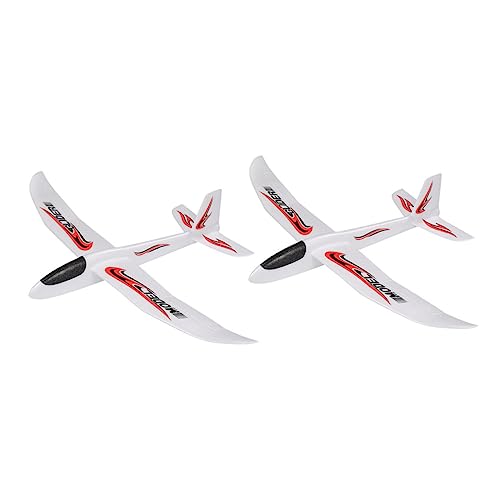 Beaupretty 2Stücke Handwurfflugzeuge Kreative Segelflugzeuge für Outdoor Spielspaß Geburtstagspartys und Hand Augen Koordination von Beaupretty