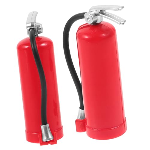 Beaupretty Miniatur Feuerlöscher 2 Stücke Dekorative Rc Auto Zubehör für Puppenhaus und Kleiner Haus Realistische Feuerlöschermodelle für Selbstgemacht und Fotorequisiten von Beaupretty