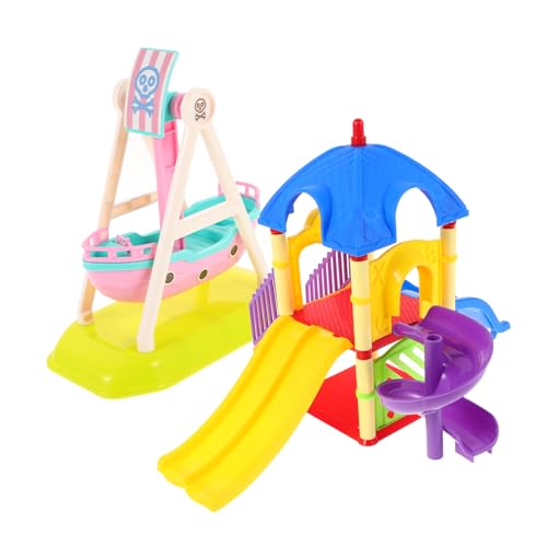 Beaupretty 2Stücke Spielplatz Modellspielzeug Miniatur Rutsche und Piratenschiff für Puppenhausdekoration Kreatives Rollenspielzubehör für Fördert Motorische Fähigkeiten und Fantasie Beaupretty 2Stücke Spielplatz Modellspielzeug Miniatur Rutsche und Piratenschiff für Puppenhausdekoration Kreatives Rollenspielzubehör für Fördert Motorische Fähigkeiten und Fantasie von Beaupretty