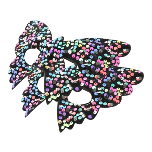 Beaupretty 2pcs Venetische Maskerade -maske Für Frauen Partymaske Glänzende Pailletten -schmetterlingsmaske Für Halloween -karneval -themenpartys Ballmaske von Beaupretty