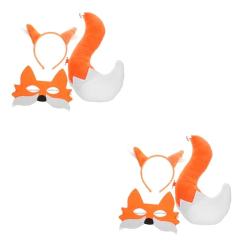 Beaupretty 2sätze Cosplay Fuchs Maske Mit Ohren Und Für Halloween Karneval Kostümpartys Und Fotoshootings Lustiges Und Bequemes Kostümzubehör Für Erwachsene Beaupretty 2sätze Cosplay Fuchs Maske Mit Ohren Und Für Halloween Karneval Kostümpartys Und Fotoshootings Lustiges Und Bequemes Kostümzubehör Für Erwachsene von Beaupretty