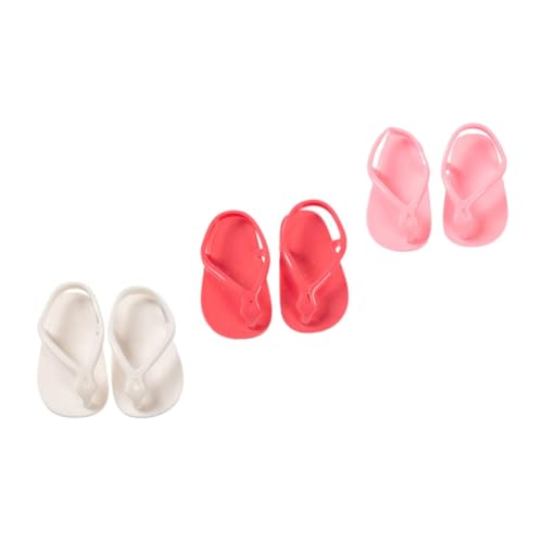 Beaupretty 3 Paare DREI Süße Puppenschuhe für Mädchen Rosa und Weiß Sandalen Puppenzubehör für Kostüme für zu Kindergeburtstagen und Feiertagen Beaupretty 3 Paare DREI Süße Puppenschuhe für Mädchen Rosa und Weiß Sandalen Puppenzubehör für Kostüme für zu Kindergeburtstagen und Feiertagen von Beaupretty