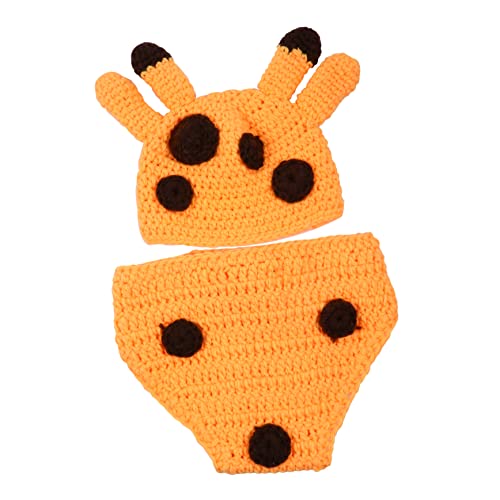 Beaupretty 3 Sätze Giraffen Kostüm Handgemachte Strickmütze und Hautfreundliche Shorts für Neugeborene Monate für Fotoshootings Giraffen Gelb Beaupretty 3 Sätze Giraffen Kostüm Handgemachte Strickmütze und Hautfreundliche Shorts für Neugeborene Monate für Fotoshootings Giraffen Gelb von Beaupretty