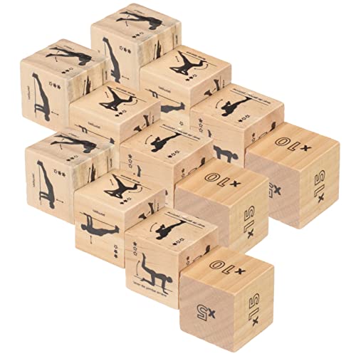 Beaupretty 3 Sätze Holz Würfel Fitness Übungswürfel Lustiges Party Spiel für Erwachsene für Yoga Training und Workout Spiele Beaupretty 3 Sätze Holz Würfel Fitness Übungswürfel Lustiges Party Spiel für Erwachsene für Yoga Training und Workout Spiele von Beaupretty