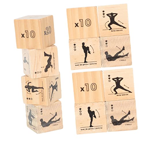Beaupretty 3 Sätze Holz Würfel für Zuhause Teiliges Fitness und Yoga Trainingsspiel Lustige Übungswürfel für Gesellige Runden und Partyunterhaltung für Fitness und Sportliebhaber Beaupretty 3 Sätze Holz Würfel für Zuhause Teiliges Fitness und Yoga Trainingsspiel Lustige Übungswürfel für Gesellige Runden und Partyunterhaltung für Fitness und Sportliebhaber von Beaupretty