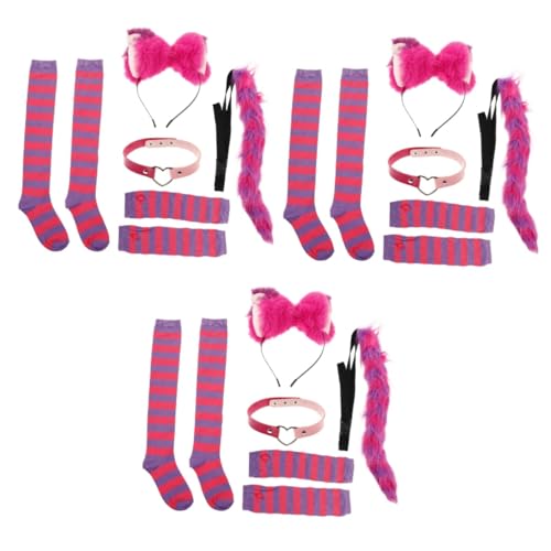 Beaupretty 3 Sätze Katzenkostüm mit Katzenohren Kunstpelz Halsband Haarband für Halloween Cosplay Rollenspiele Teiliges Kreatives Fotorequisit Beaupretty 3 Sätze Katzenkostüm mit Katzenohren Kunstpelz Halsband Haarband für Halloween Cosplay Rollenspiele Teiliges Kreatives Fotorequisit von Beaupretty