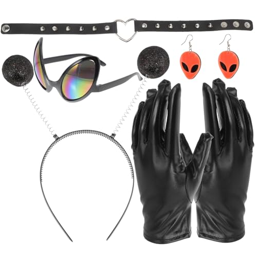 Beaupretty 3 Sätze Party -Kleidungsstück Stirnbänder Erwachsene Außerirdischer Haarband schnapsgläser fremdes Glas lustige Brille party feier gläser Partyzubehör Plastik Black Beaupretty 3 Sätze Party -Kleidungsstück Stirnbänder Erwachsene Außerirdischer Haarband schnapsgläser fremdes Glas lustige Brille party feier gläser Partyzubehör Plastik Black von Beaupretty
