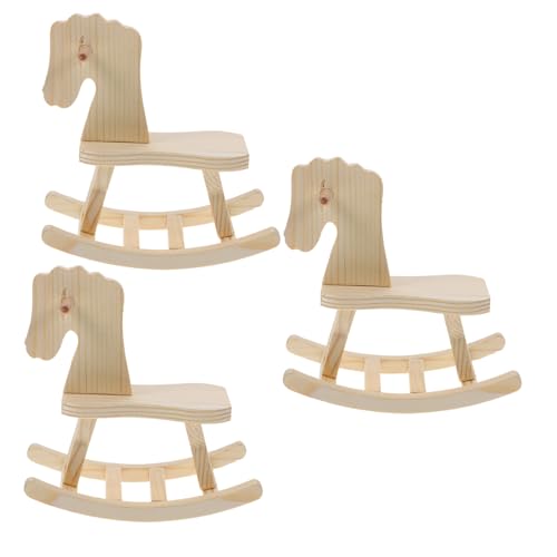 Beaupretty 3 Sätze Teiliges Holzpuzzle DIY Holzmodell Bausatz Lernspielzeug Kreatives Montessori für Jungen und Mädchen Kreativität und Vorstellungskraft von Beaupretty