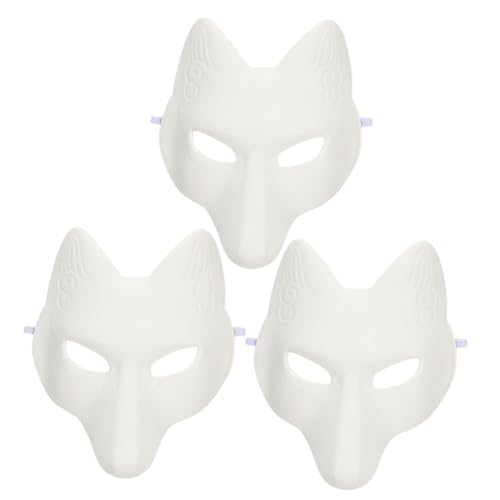 Beaupretty 3 Stück DIY Fuchs Masken zum Bemalen Blanko Tiermasken für Halloween Karneval Kostümfest Bastelset zur Kreativgestaltung Vielseitig Einsetzbar für Party und Maskerade Beaupretty 3 Stück DIY Fuchs Masken zum Bemalen Blanko Tiermasken für Halloween Karneval Kostümfest Bastelset zur Kreativgestaltung Vielseitig Einsetzbar für Party und Maskerade von Beaupretty