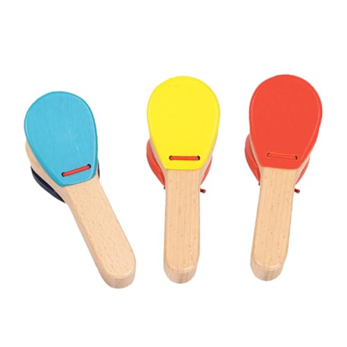 Beaupretty 3 Stück Kastagnetten aus Holz Buntes Musikinstrument für Kleinkinder für Frühe Musikalische Bildung und Rhythmusentwicklung Zufällige Farbe Zufällige Farbe Beaupretty 3 Stück Kastagnetten aus Holz Buntes Musikinstrument für Kleinkinder für Frühe Musikalische Bildung und Rhythmusentwicklung Zufällige Farbe Zufällige Farbe von Beaupretty