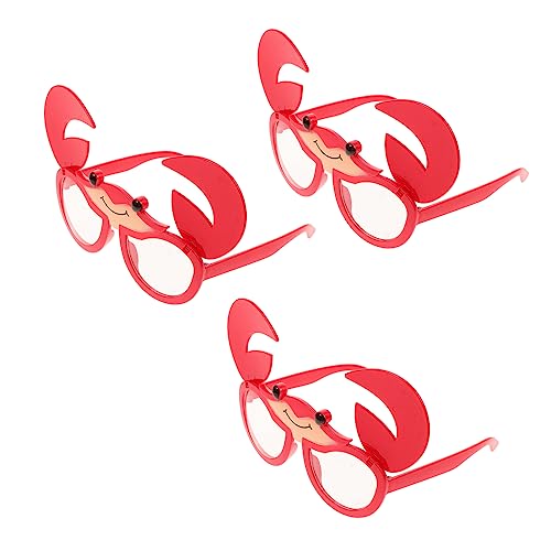 Beaupretty 3 Stück Krabbengläser Urlaub lustige Sonnenbrillen Sonnenbrille Foto-Requisite Partybrille haben Rave lustige hawaiianische sonnenbrille Hawaii-Partybevorzugung Plastik rot Beaupretty 3 Stück Krabbengläser Urlaub lustige Sonnenbrillen Sonnenbrille Foto-Requisite Partybrille haben Rave lustige hawaiianische sonnenbrille Hawaii-Partybevorzugung Plastik rot von Beaupretty