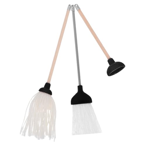 Beaupretty 3 Stück Mini Reinigungswerkzeug Mops Puppenhaus Mopp Und Besen Puppenhaus Miniaturzubehör Puppenhaus Möbeldekor Puppenhaus Zubehör Und Möbel Puppenhaus Gadgets Schwarzer Beaupretty 3 Stück Mini Reinigungswerkzeug Mops Puppenhaus Mopp Und Besen Puppenhaus Miniaturzubehör Puppenhaus Möbeldekor Puppenhaus Zubehör Und Möbel Puppenhaus Gadgets Schwarzer von Beaupretty