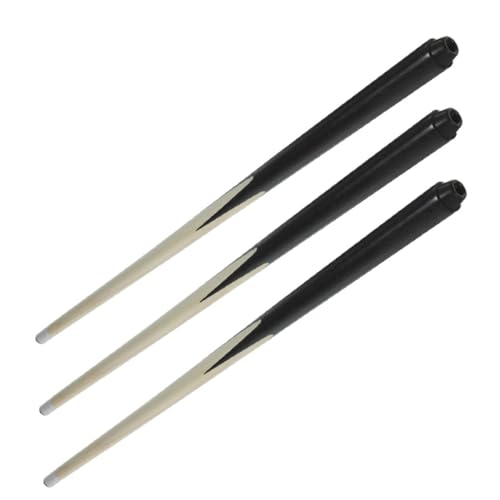 Beaupretty 3 Stück Mini Tischbillard Queue für Teilig aus Holz Kompakte Fördert Hand Auge Koordination Sicher für Zuhause und Partys von Beaupretty