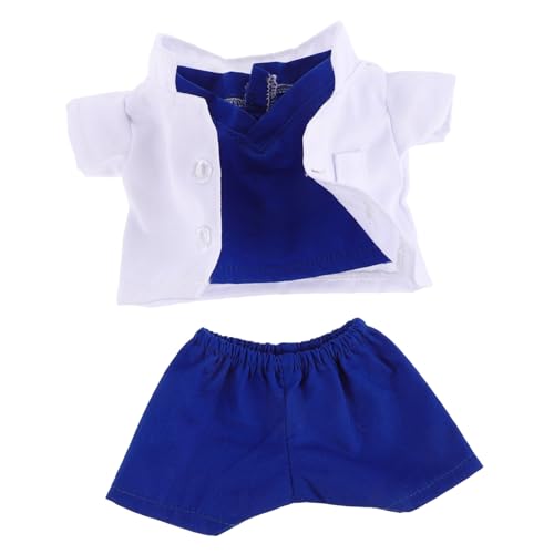 Beaupretty 3 Stück Plüschbären Arztkostüm Teiliges Dunkelblau Kuschelige Puppenkleidung Weiche Stofftier Outfits Präzise Verarbeitung Für Puppen Plüschtiere von Beaupretty