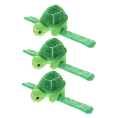 Beaupretty 3stücke Schildkröten Schlagarmbänder Aus Plüsch Meerestier Armreifen Zum Umarmen Partygeschenke Meeres-Thema Füllmaterial Für Goodie-Bags Süße Tier-Accessoires von Beaupretty