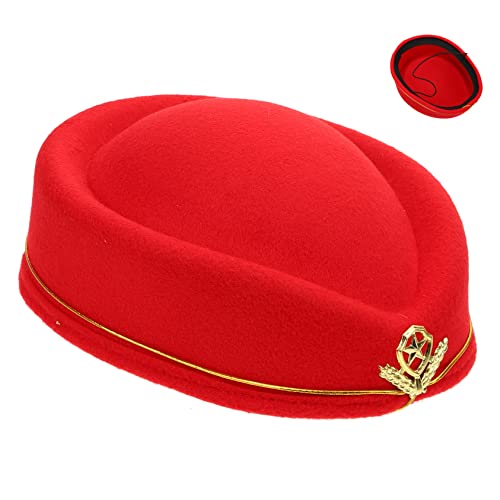 Beaupretty 3 Stück Stewardess Hut Cosplay Kostüm Flugbegleiterin Mütze Hochwertigem Material für Theateraufführungen und Karneval Großer Tragekomfort und Stilvolles Design Beaupretty 3 Stück Stewardess Hut Cosplay Kostüm Flugbegleiterin Mütze Hochwertigem Material für Theateraufführungen und Karneval Großer Tragekomfort und Stilvolles Design von Beaupretty