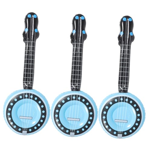 Beaupretty 3 Stück Teiliges Aufblasbares Instrumentenspielzeug aus Sicherem PVC Leicht Schnell Aufblasbar Bunte Musikinstrumente für Kindergeburtstag Bühnenrequisiten und Sommerpartys für von Beaupretty