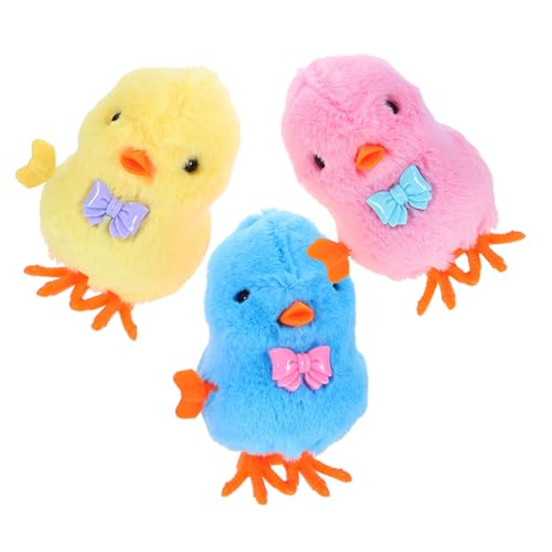 Beaupretty 3 Stück Teiliges Aufziehküken aus Sicherem Material Fördert Feinmotorik und Intelligenz Lustiges Springendes Huhn für Kleinkinder Jahre Ostergeschenk für Jungen Zufällige Farbe von Beaupretty