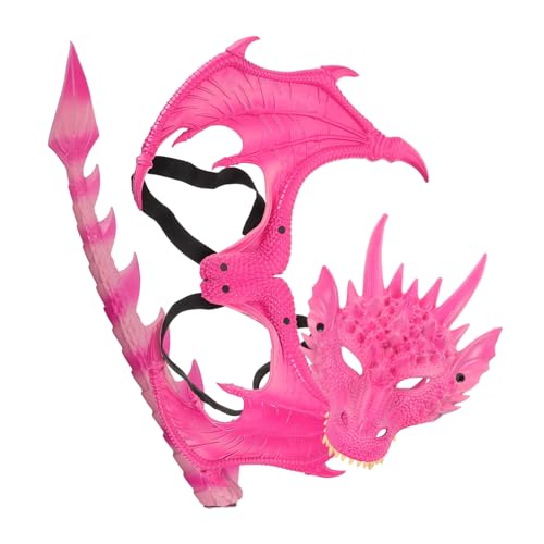 Beaupretty 3 Stück Teiliges Drachenset mit Flügeln und Maske Leichtes Halloween Kostüm für Fantasievolles Rollenspiel Einfach Anzuziehen für Halloween Party und Cosplay Beaupretty 3 Stück Teiliges Drachenset mit Flügeln und Maske Leichtes Halloween Kostüm für Fantasievolles Rollenspiel Einfach Anzuziehen für Halloween Party und Cosplay von Beaupretty
