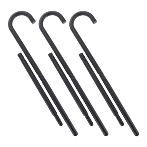 Beaupretty 3 Stück Teiliges Halloween Zauberstab für Tragbare Kostüm Requisite für Partys Stock für Bühnenaufführungen Schwarze Dekoration für Halloween Weihnachten von Beaupretty