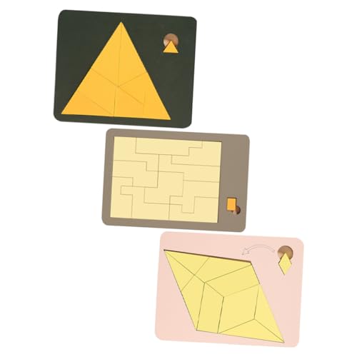 Beaupretty 3 Stück Teiliges Holzpuzzle für Fördert Kreativität Problemlösungsfähigkeiten und Motorische Fähigkeiten Sicheres Langlebiges Lernspielzeug aus Holz für Kleinkinder Beaupretty 3 Stück Teiliges Holzpuzzle für Fördert Kreativität Problemlösungsfähigkeiten und Motorische Fähigkeiten Sicheres Langlebiges Lernspielzeug aus Holz für Kleinkinder von Beaupretty