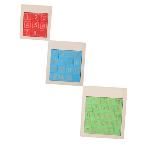 Beaupretty 3 Stück Teiliges Holzspielzeug Rutsch Puzzle mit Zahlen für Pädagogisches Kreativität und Problemlösungsfähigkeiten für Zuhause Schule und Interaktion mit Eltern Beaupretty 3 Stück Teiliges Holzspielzeug Rutsch Puzzle mit Zahlen für Pädagogisches Kreativität und Problemlösungsfähigkeiten für Zuhause Schule und Interaktion mit Eltern von Beaupretty