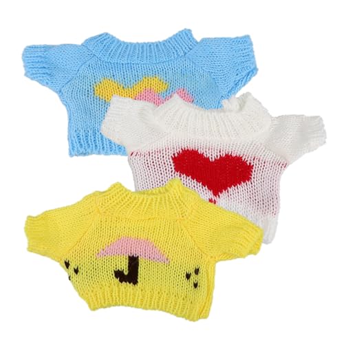 Beaupretty 3 Stück Teiliges Kleine Puppenkleidung Bärenpullover Leichte Weiche Stoffpuppen Kostüme für Dekorative und Niedliche Outfits Einfach Anzuziehen und Beaupretty 3 Stück Teiliges Kleine Puppenkleidung Bärenpullover Leichte Weiche Stoffpuppen Kostüme für Dekorative und Niedliche Outfits Einfach Anzuziehen und von Beaupretty