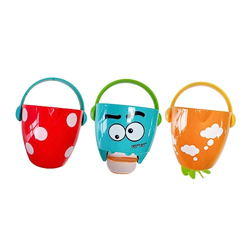 Beaupretty 3 Stück Teiliges Kleines Wassereimer Bunte Cartoon Badeeimer Spritzspielzeug für Kleinkinder Weiches Langlebiges Material Fördert Feinmotorik Badezeitspaß Beaupretty 3 Stück Teiliges Kleines Wassereimer Bunte Cartoon Badeeimer Spritzspielzeug für Kleinkinder Weiches Langlebiges Material Fördert Feinmotorik Badezeitspaß von Beaupretty