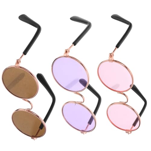 Beaupretty 3 Stück Teiliges Mini-puppenbrillen Metall mit Rundem Rahmen Kleine Sonnenbrillen und Brillen für DIY-puppenbrillen Realistische Miniatur-puppenhaus-Accessoires Beaupretty 3 Stück Teiliges Mini-puppenbrillen Metall mit Rundem Rahmen Kleine Sonnenbrillen und Brillen für DIY-puppenbrillen Realistische Miniatur-puppenhaus-Accessoires von Beaupretty