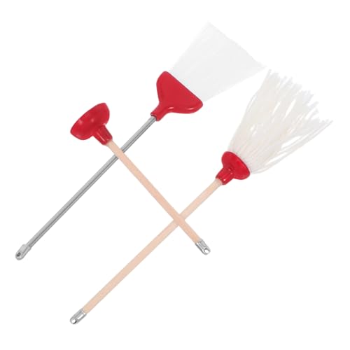 Beaupretty 3 Stück Teiliges Miniatur Reinigungstool Set für Puppenhaus Mop Besen und Toilettenaccessoires für Realistische Badezimmerdekoration und Rollenspiel für Kreative Kinderaktivitäten Beaupretty 3 Stück Teiliges Miniatur Reinigungstool Set für Puppenhaus Mop Besen und Toilettenaccessoires für Realistische Badezimmerdekoration und Rollenspiel für Kreative Kinderaktivitäten von Beaupretty