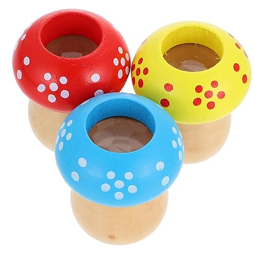 Beaupretty 3 Stück Teiliges Pädagogisches mit Lustiger Pilzform Kompakt Leicht Fördert Kreativität und Entwicklung für Frühe Bildung und Spielerisches Lernen Zufällige Farbe von Beaupretty