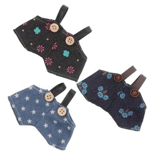 Beaupretty 3 Stück Teiliges Puppen-Latzhosen Puppen Trendige Denim-Overalls in Hellblau mit Sternen Dunkelblau mit Blumen und Schwarz mit Schneeflocken Weiche Baumwoll-puppenbekleidung Beaupretty 3 Stück Teiliges Puppen-Latzhosen Puppen Trendige Denim-Overalls in Hellblau mit Sternen Dunkelblau mit Blumen und Schwarz mit Schneeflocken Weiche Baumwoll-puppenbekleidung von Beaupretty