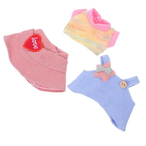 Beaupretty 3 Stück Teiliges Puppenkleider Set mit Süßem Herz-Bucket-Hut T-Shirt und Latzhose Weiche Sichere Stoffe Leicht Anzuziehen für Puppenhaus Dekoration und Rollenspiele Beaupretty 3 Stück Teiliges Puppenkleider Set mit Süßem Herz-Bucket-Hut T-Shirt und Latzhose Weiche Sichere Stoffe Leicht Anzuziehen für Puppenhaus Dekoration und Rollenspiele von Beaupretty