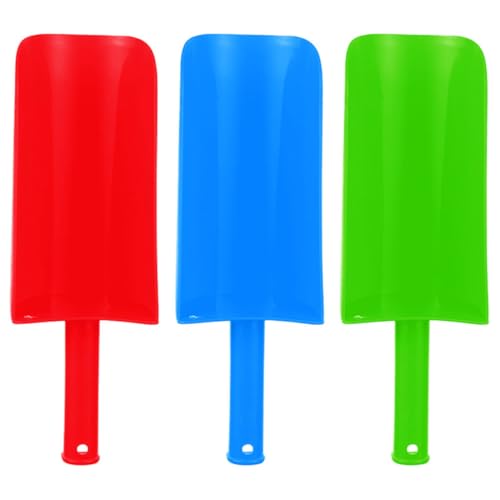 Beaupretty 3 Stück Teiliges Sandspielzeug für Robuste Strand Schaufeln aus Material Blau Rot und Grün für Sandkasten und Strandabenteuer von Beaupretty