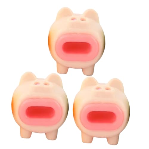 Beaupretty 3 Stück Teiliges Schwein Quetschspielzeug Leichtes Sensorik Stressabbauendes Handspielzeug für Erwachsene Lustiges Dekompressionsspielzeug Waschbar und Zufällige Zufällige Farbe Beaupretty 3 Stück Teiliges Schwein Quetschspielzeug Leichtes Sensorik Stressabbauendes Handspielzeug für Erwachsene Lustiges Dekompressionsspielzeug Waschbar und Zufällige Zufällige Farbe von Beaupretty