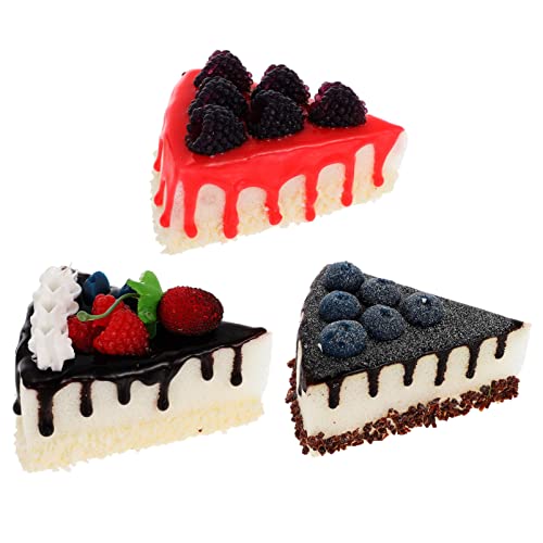 Beaupretty 3 Stück Teiliges Set Künstliche Kuchenmodelle Realistische Fotografie Requisiten für Bäckereien Partys und Heimdekoration PU Material Farbenfroh und Lebendig Beaupretty 3 Stück Teiliges Set Künstliche Kuchenmodelle Realistische Fotografie Requisiten für Bäckereien Partys und Heimdekoration PU Material Farbenfroh und Lebendig von Beaupretty