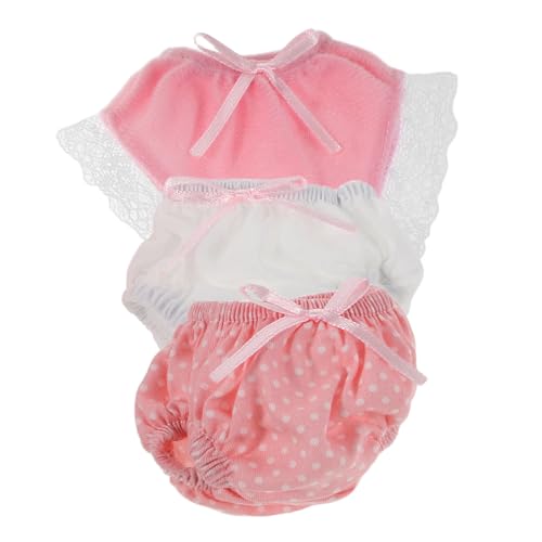 Beaupretty 3 Stück Teiliges Set Puppenunterwäsche Wiederverwendbare Unterhosen für Puppen Spielzeugkleidung für Kleinkinder Beaupretty 3 Stück Teiliges Set Puppenunterwäsche Wiederverwendbare Unterhosen für Puppen Spielzeugkleidung für Kleinkinder von Beaupretty