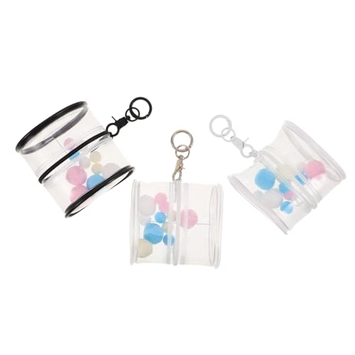 Beaupretty 3 Stück Teiliges Transparentes PVC Figuren Display mit Schlüsselanhänger und Plüschbällen Tragbarer Aufbewahrungsbeutel für Miniaturen Hängender Organizer zum Schutz Präsentation Beaupretty 3 Stück Teiliges Transparentes PVC Figuren Display mit Schlüsselanhänger und Plüschbällen Tragbarer Aufbewahrungsbeutel für Miniaturen Hängender Organizer zum Schutz Präsentation von Beaupretty