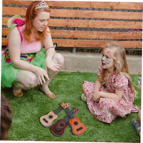 Beaupretty 3 Stück Teiliges Ukulele für Realistisches Musikspielzeug aus Sicherem Langlebigem Material als Pädagogisches zur Musikalischen Früherziehung für Jungen und Mädchen von Beaupretty