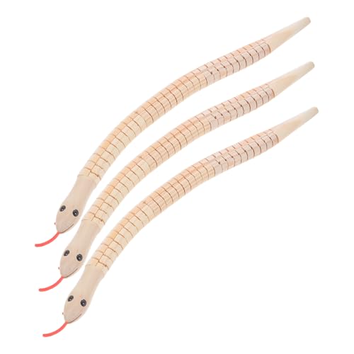 Beaupretty 3 Stück Teiliges aus Unbemalten Holzschlangen Flexibles Bewegliches Schlangenspielzeug für Lernspielzeug und DIY Bemalungsspielzeug aus Sicherem Holz Beaupretty 3 Stück Teiliges aus Unbemalten Holzschlangen Flexibles Bewegliches Schlangenspielzeug für Lernspielzeug und DIY Bemalungsspielzeug aus Sicherem Holz von Beaupretty