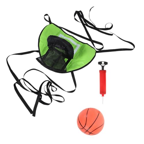 Beaupretty 3 Stück Trampoline Basketballkorb mit Pumpe und Mini Bällen Outdoor Basketball Hoop Befestigung Sicheres Platzsparendes Trampolin Zubehör für Schnelles Aufbauen Fördert Bewegung von Beaupretty